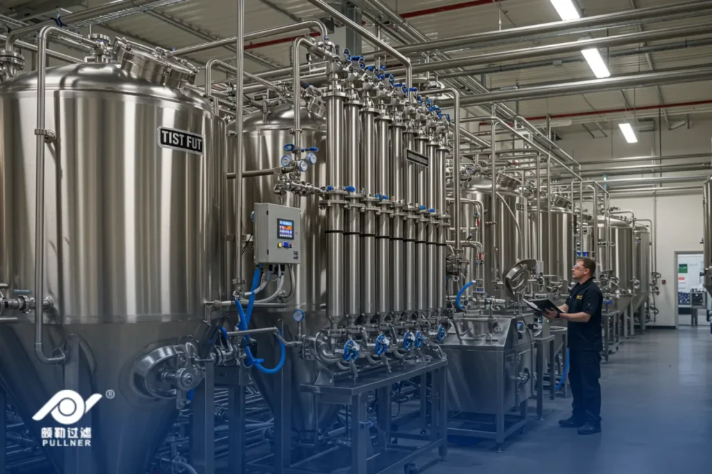 capacidades de nuestros sistemas comerciales de filtración de cerveza