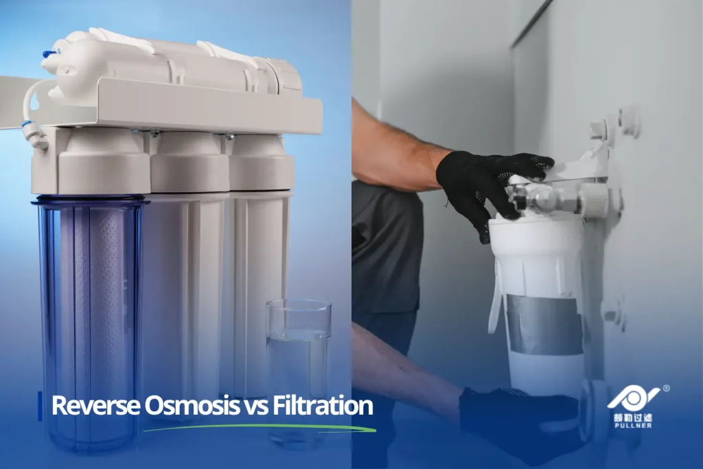 ósmosis inversa vs filtración filtro de agua purificación explicado